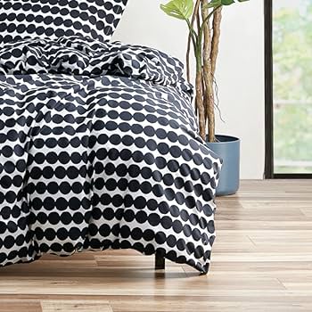 Amazon｜Marimekko - キングサイズの掛け布団カバーセット、お揃いの枕