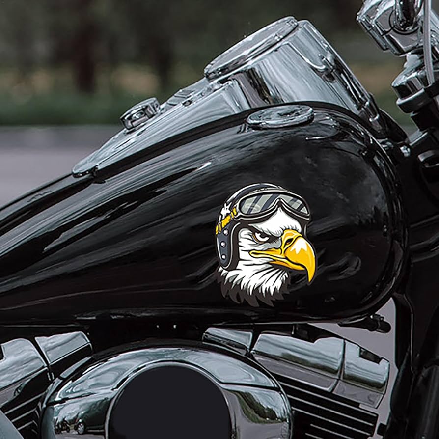 Amazon.co.jp: Ketunedi レトロバイクステッカー、ヘルメット用バイク