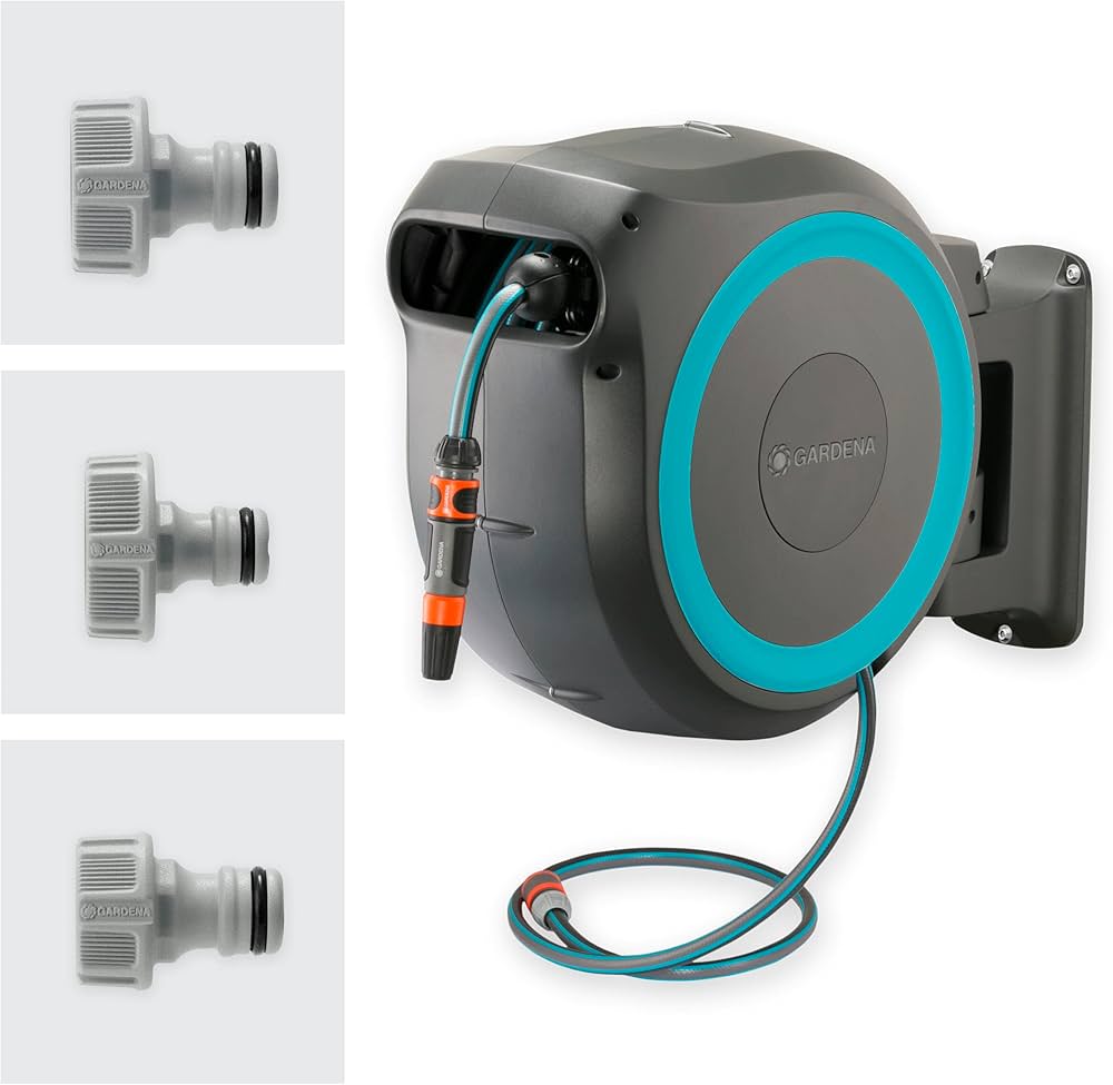 Amazon | GARDENA(ガルデナ) 壁掛け式 自動巻取りホースボックス