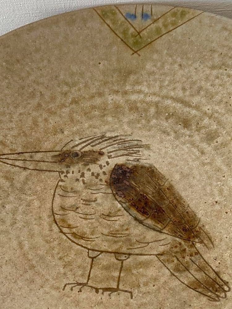 Amazon.co.jp: ] 民藝窯 岩殿寺窯大皿 ＊野鳥のお好きな方に : ホーム