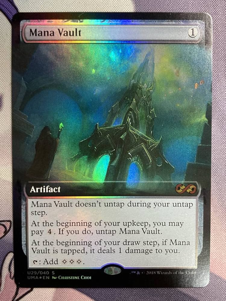 Amazon.co.jp: MTG 《Mana Vault》foil UBT English : Toys & Games