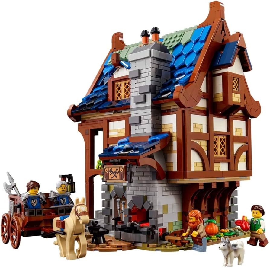 Amazon.co.jp: Ideas LEGO 21325 ブラックスミスショップ : おもちゃ