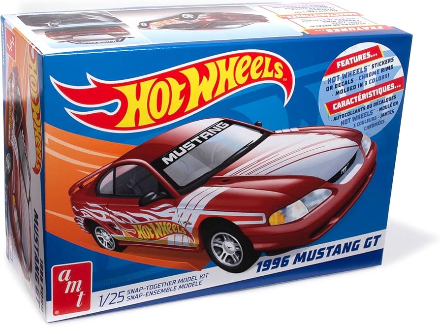 Amazon | AMT 1/25 ホットウィール 1996 フォード マスタング GT