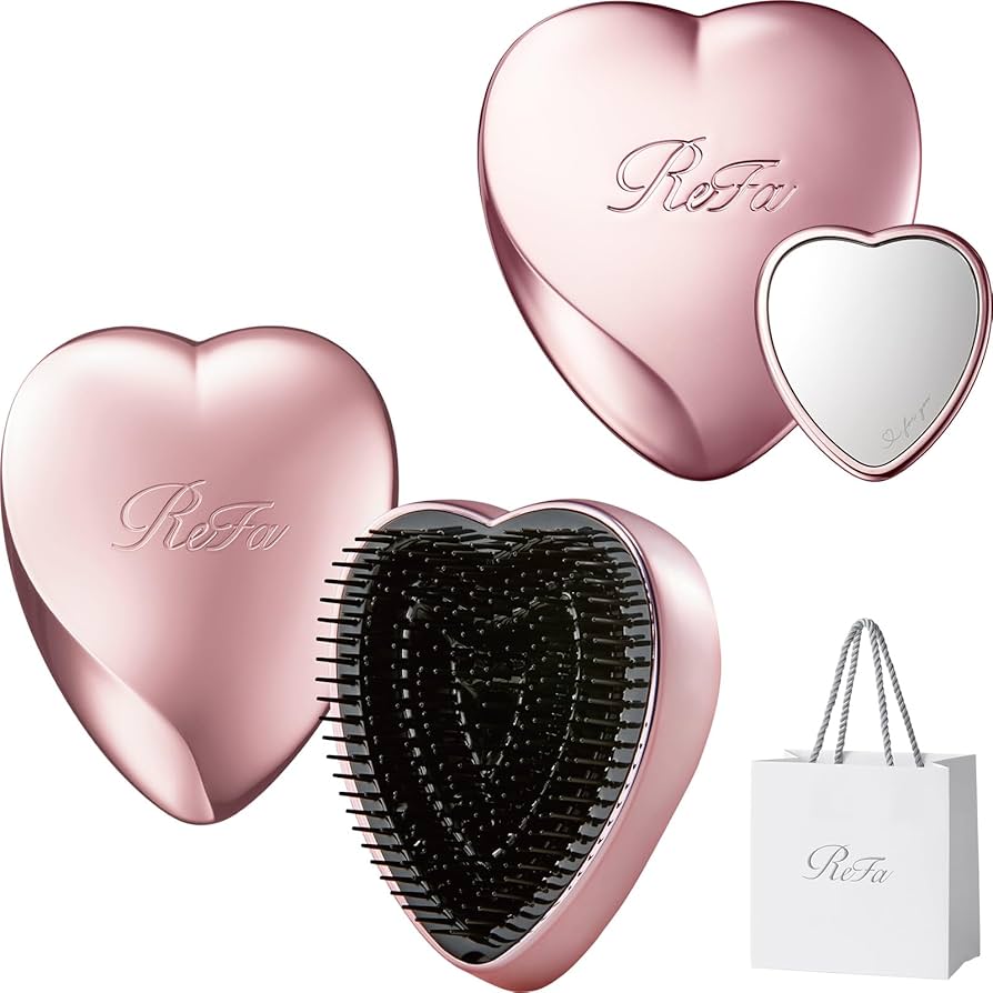 Amazon | リファハートミラー/ReFa HEART MIRROR (ローズゴールド
