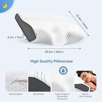 Amazon｜Derila (デリラ) 頚椎クイーンサイズ 睡眠用枕 - 首と肩の痛み