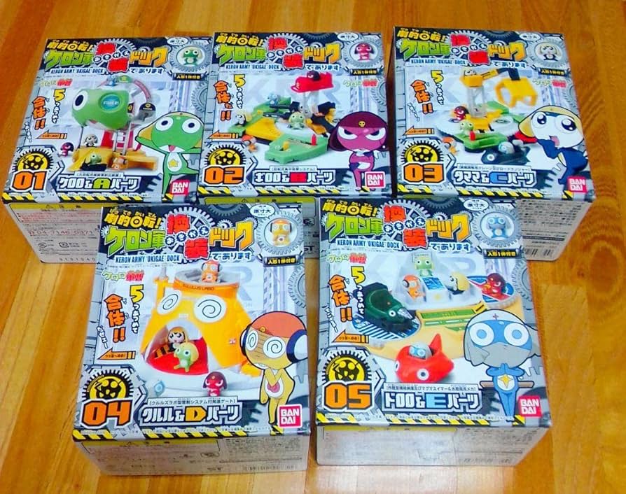 Amazon.co.jp: ケロロ軍曹 ケロン軍おきがえドック おもちゃ 玩具 当時