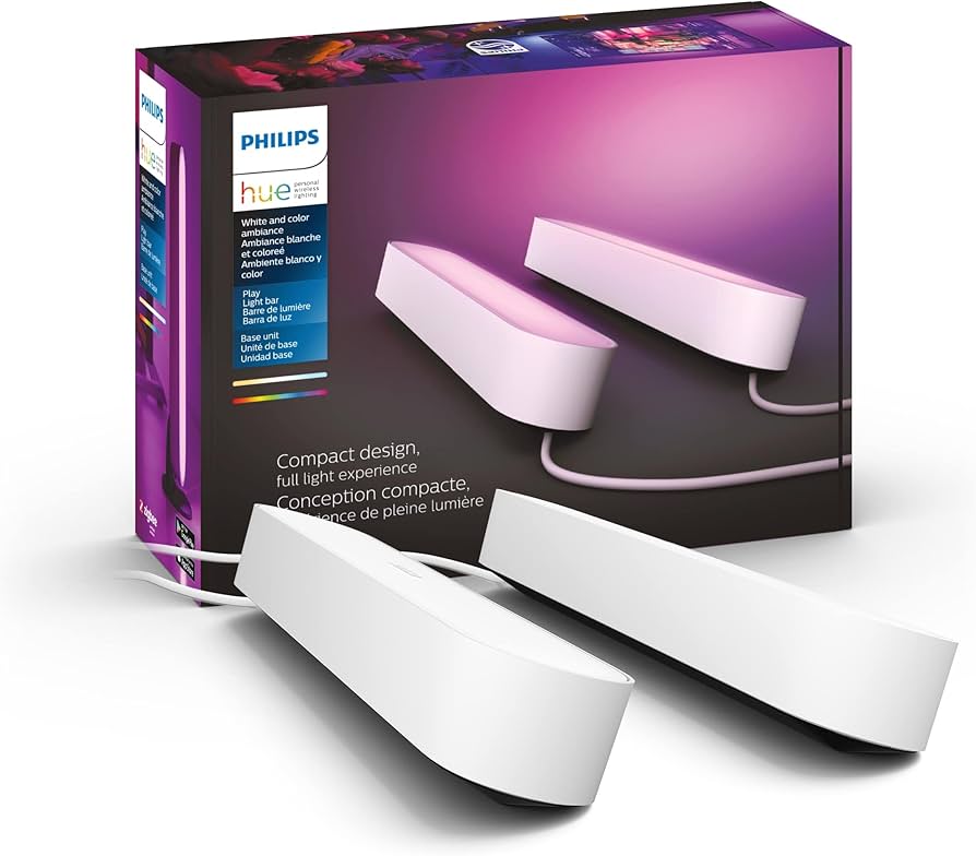 Philips Hue Smart Play Light Bar Base Kit, White - White & Color