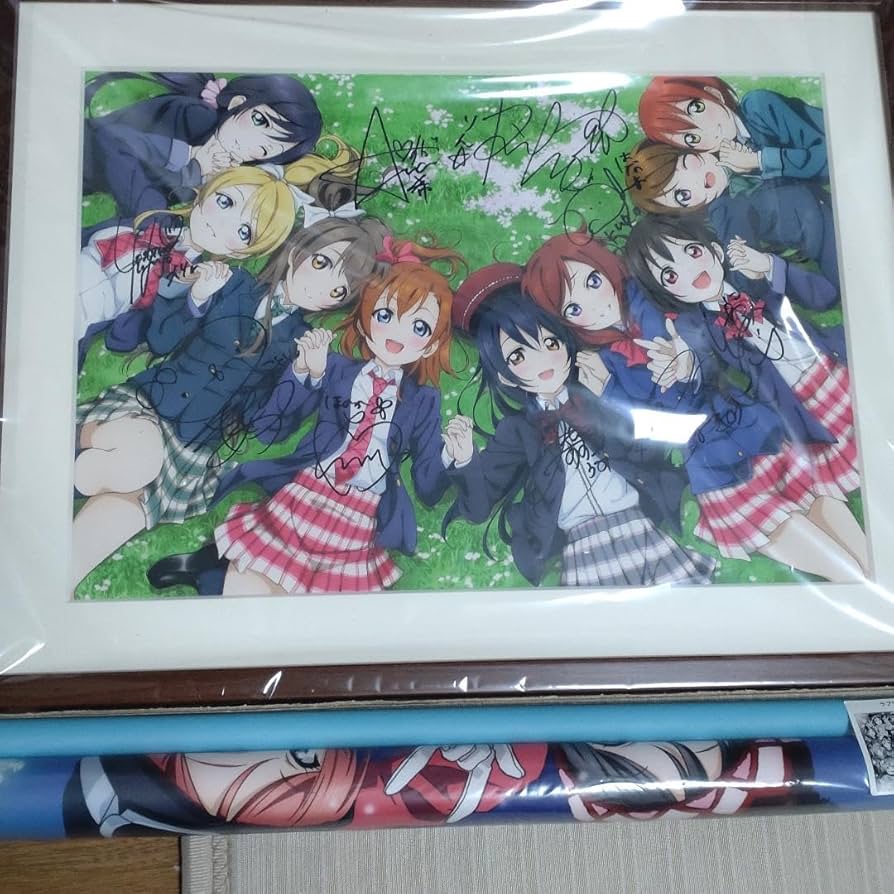 Amazon.co.jp: ラブライブ μ's キャスト9人 直筆サイン入り複製原画 +