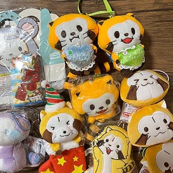 Amazon.co.jp: あらいぐまラスカル ぬいぐるみマスコットなどセット