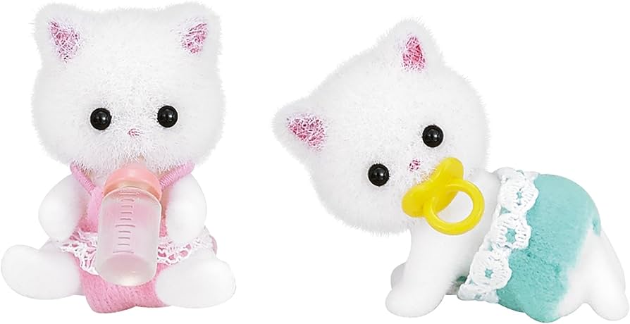 Amazon.co.jp: シルバニアファミリー 人形 【ペルシャネコのふたご