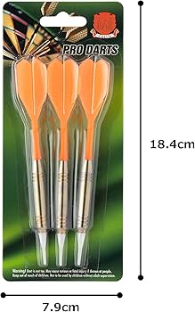 Amazon | ダーツ ハウスダーツスペア[オレンジ]3本セット、 ダーツ矢