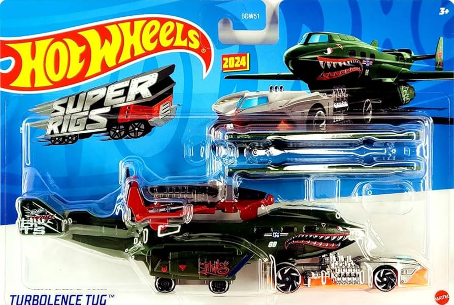 Amazon.co.jp: Hot Wheels Turbolence Tug 2024 飛行機と車用。 : おもちゃ