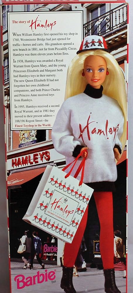 Amazon.com: Barbie 15513 1995 Hamleys West End Doll : Toys & Games