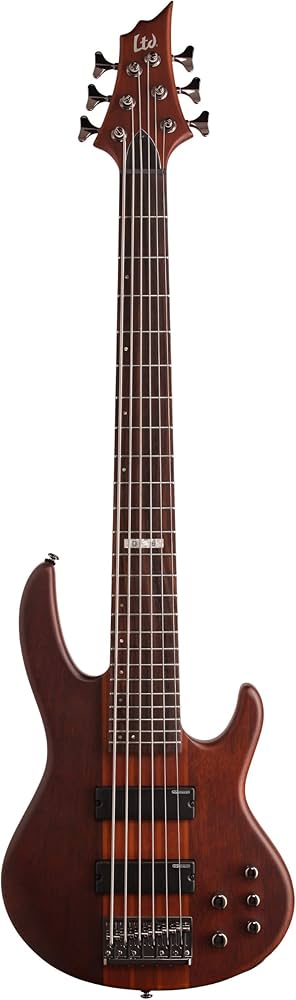 Amazon | ESP LTD D6 6 Natural Satin Finish 6弦 Bass エレキギター