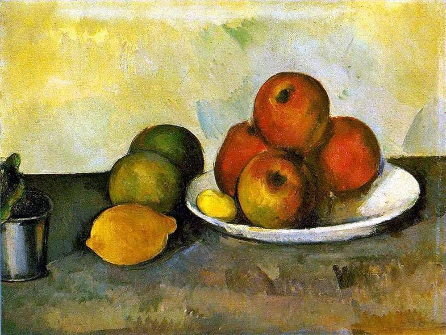 Amazon｜31 枚の絵画 リンゴのある静物画 ポール セザンヌ フルーツ