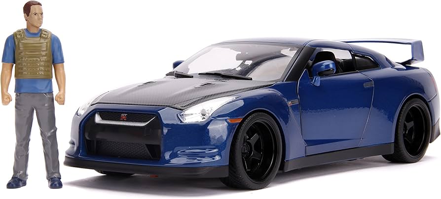 Amazon.com: Jada Fast & Furious 1:18 Nissan GT-R R35 & 3