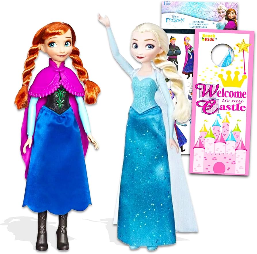 Amazon.co.jp: ディズニー アナと雪の女王 エルサとアナ人形セット