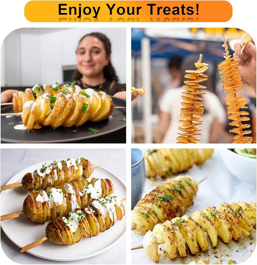 Amazon.com: Twisted Potato slicer, Cortador de Papas en Espiral