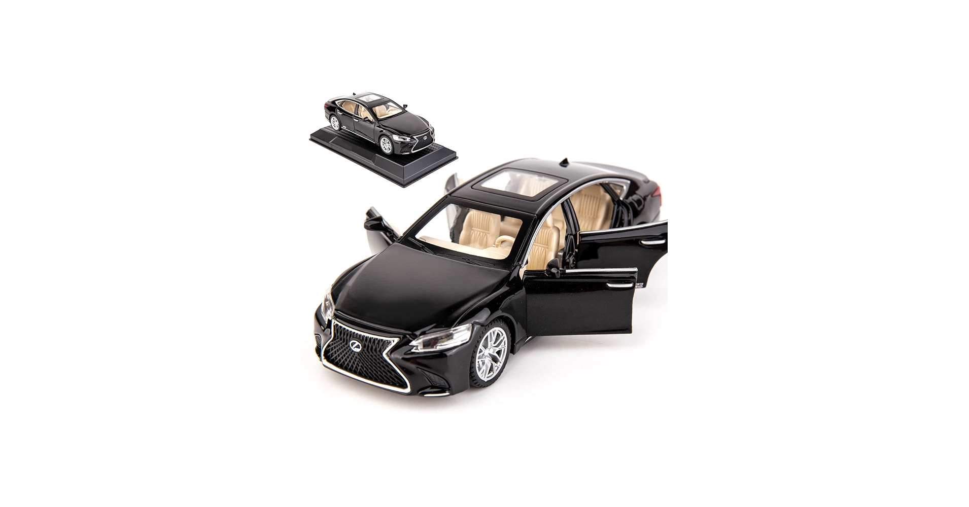 Amazon.com: BDTCTK 1/32 Compatible for Lexus Ls500h Model Car