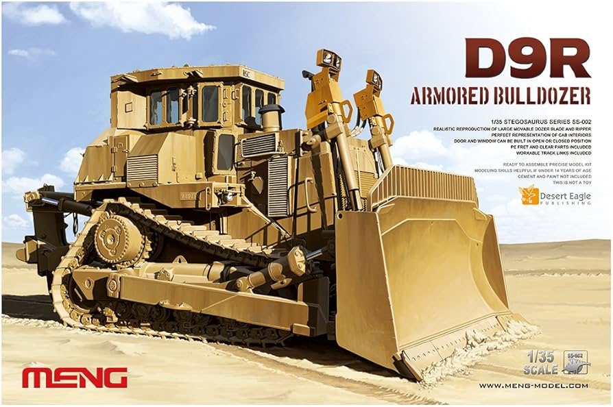 Amazon | モンモデル 1/35 イスラエル国防軍 D9R 装甲ブルドーザー