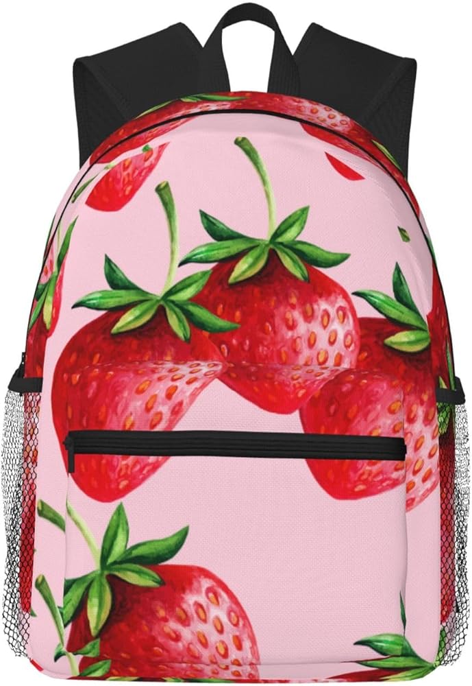 Amazon.co.jp: [販売店] 手描き いちご リュック リュックサック