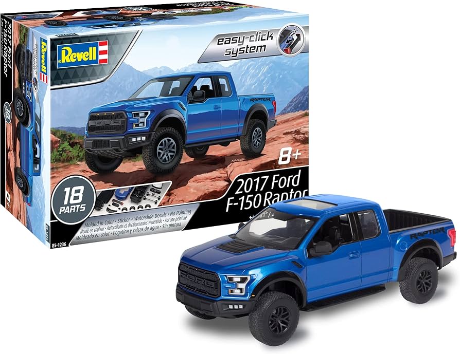 Amazon | Revell 85-1236 2017 フォード F-150 ラプター 1:25スケール