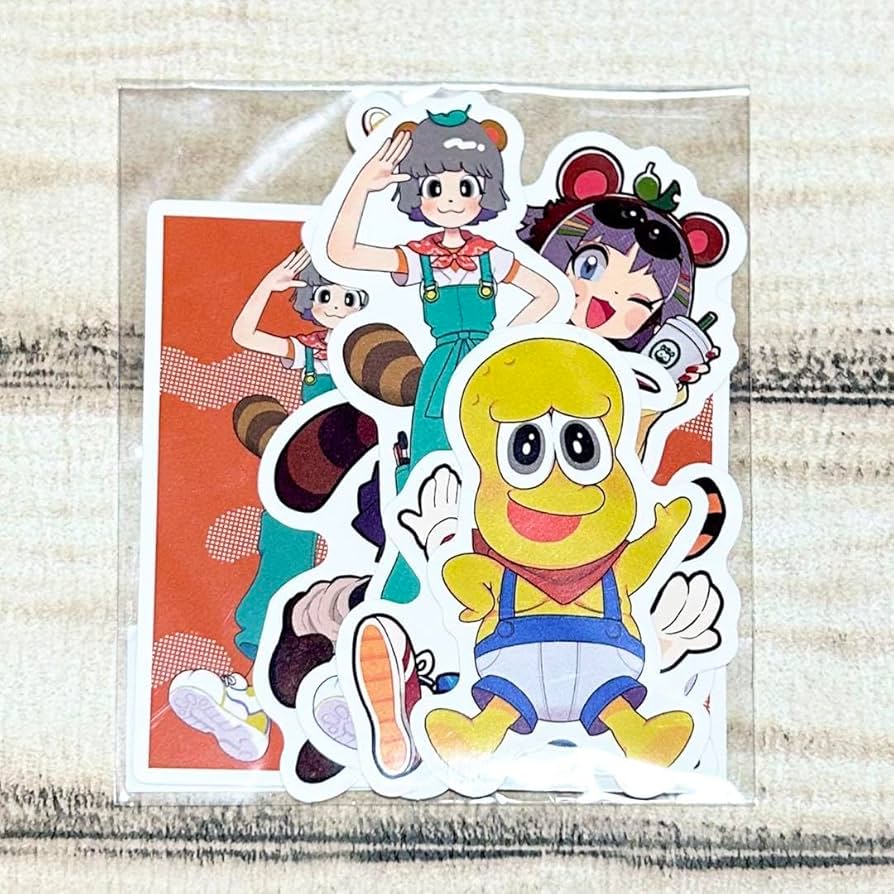 Amazon.co.jp: ぽこピー展 フレークステッカー ぽんぽこ ピーナッツ
