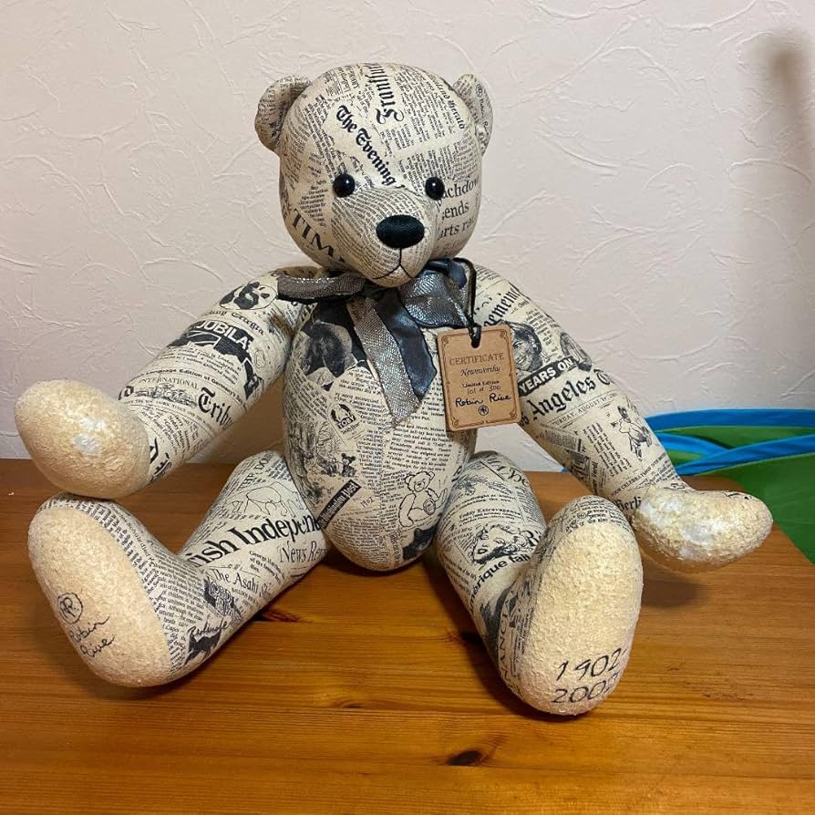 Amazon.co.jp: アンティークNEWS bear Robin rive（ロビン リブ）限定