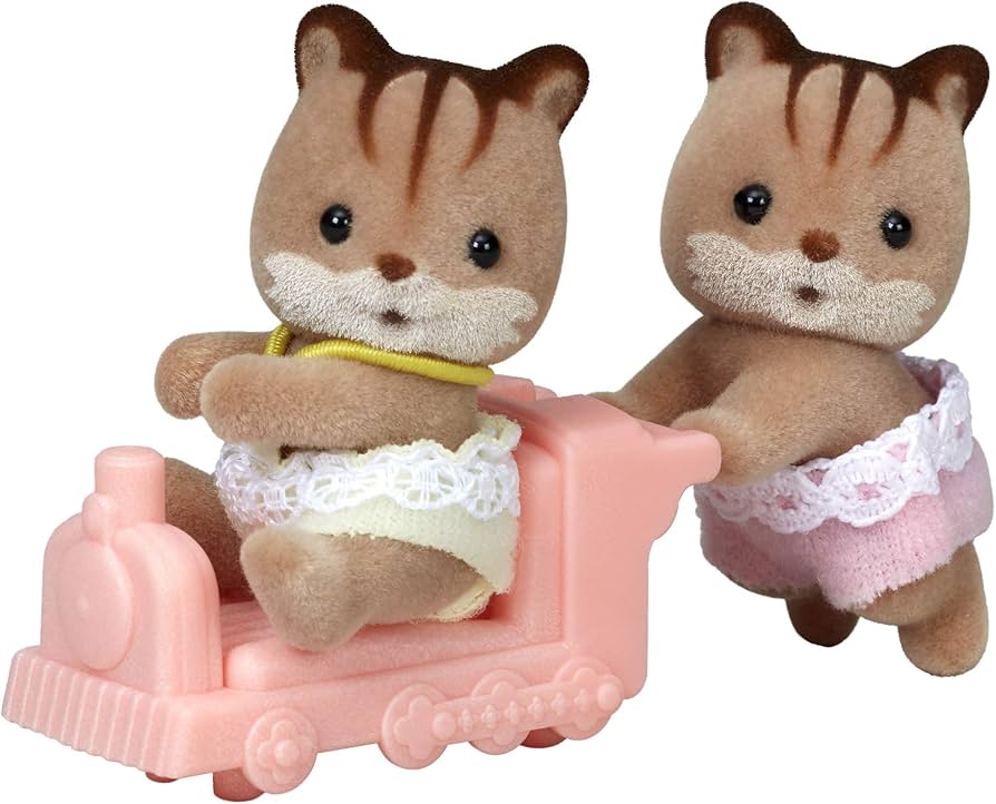 Amazon | シルバニアファミリー 人形 【 くるみリスのふたごちゃん
