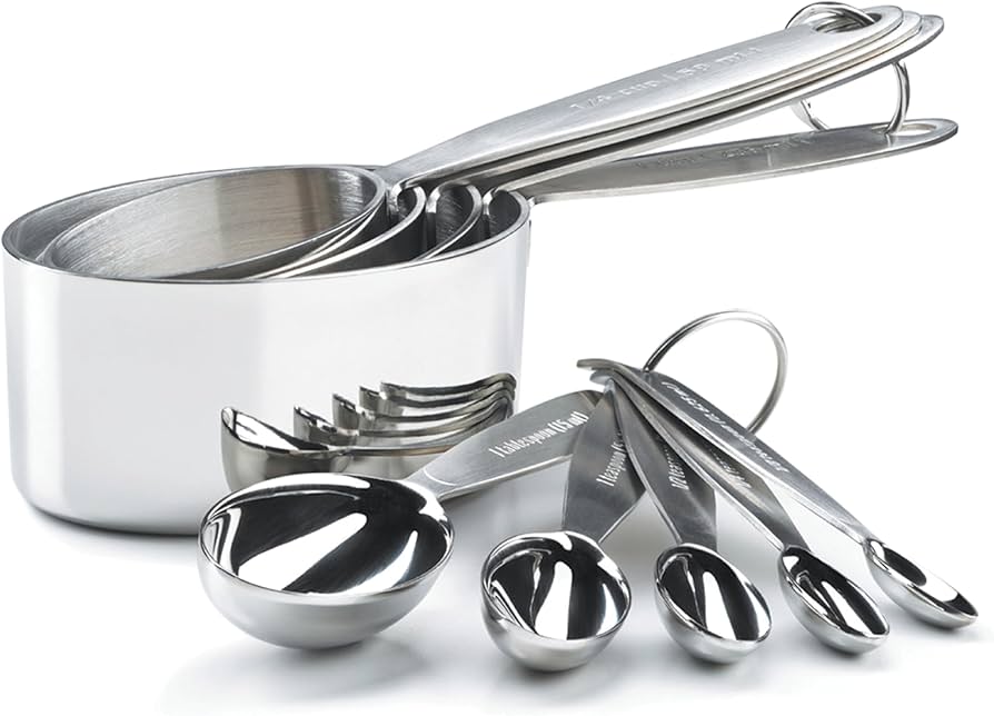 Amazon.com: CUISIPRO Measuring Cup & Spoon Set SS: Home & Kitchen