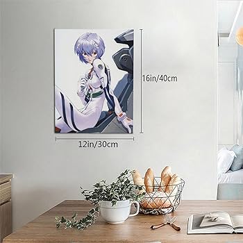 Amazon.co.jp: 新世紀エヴァンゲリオン 綾波レイ 絵画 インテリア