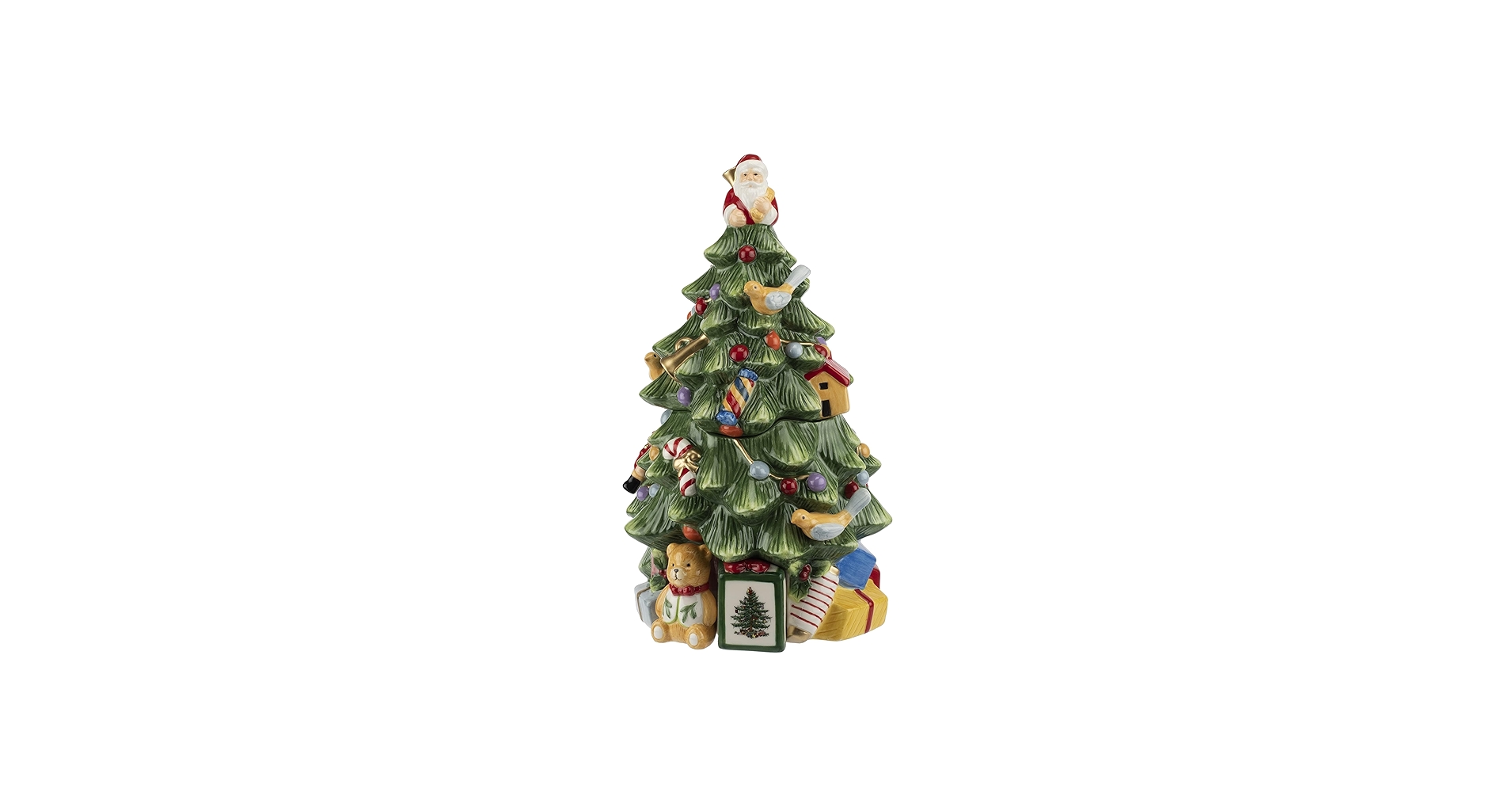Amazon.com: Spode Figural Christmas Tree Cookie Jar - 12.25