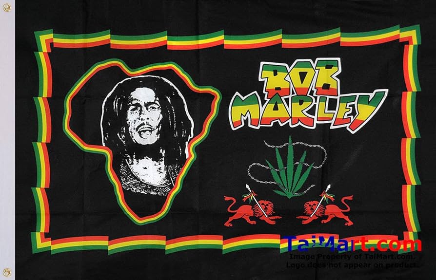 Amazon.co.jp: [ Bob Marley ] Africa Flag ボブ・マーリー アフリカ
