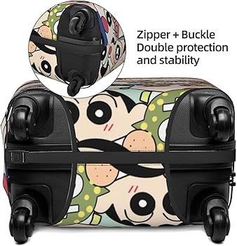 Amazon.co.jp: スーツケースカバー クレヨンしんちゃん トランクカバー