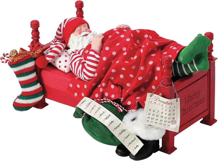 Department 56 Possible Dreams Sports and Leisure Santa Snoring