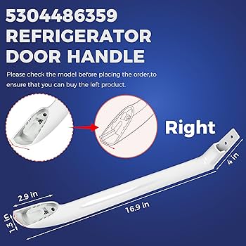 Amazon.com: Romalon 5304486359 Refrigerator Door Handle Replace
