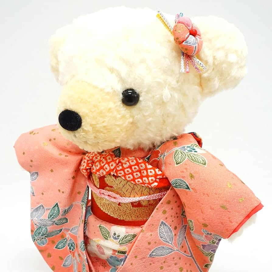 Amazon.co.jp: 着物ベア 29cm Lサイズ KIMONO OBI Bear 日本製