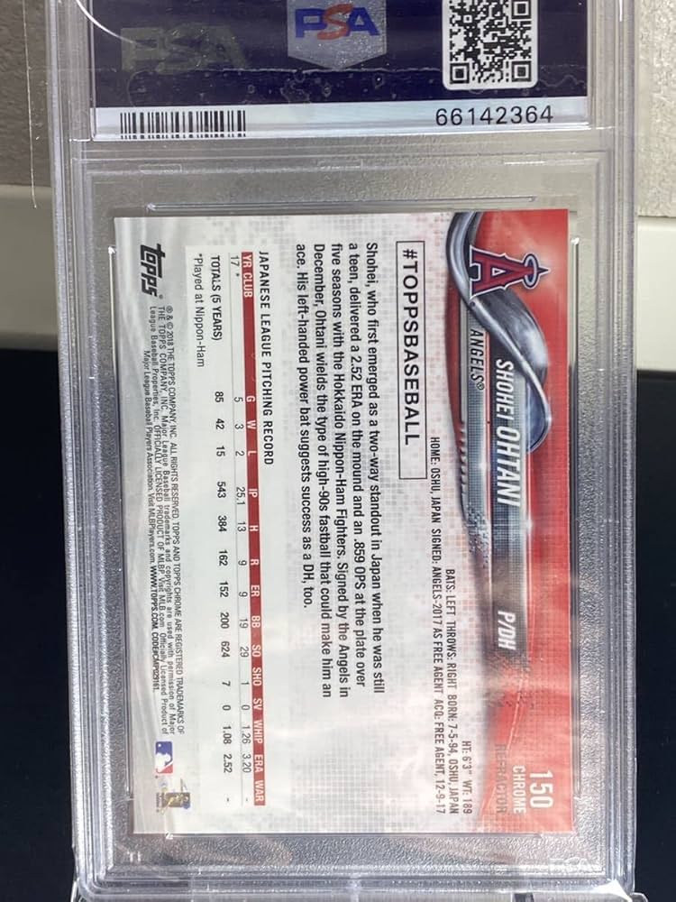 Amazon.co.jp: 【PSA10!】大谷翔平 Topps Chrome 2018 x-fractor
