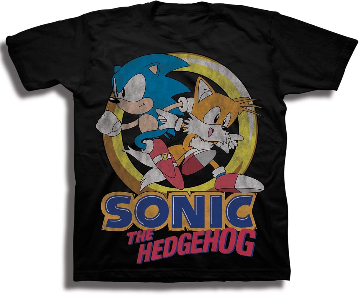 Amazon.com: Sega Little Boy's Sonic The Hedgehog & Tails Short