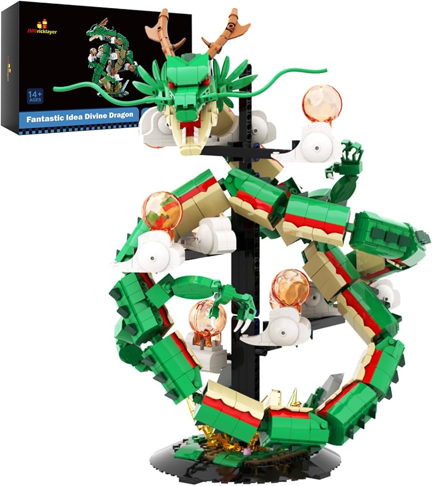 Amazon.co.jp: JMBricklayer ドラゴン ビルディング ブロック セット