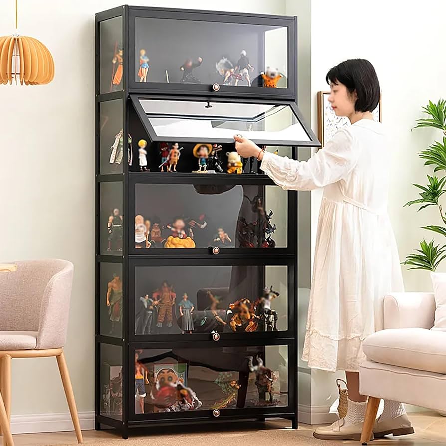 Amazon.co.jp: コレクションケースショーケース アクリルPxkmouy 5段