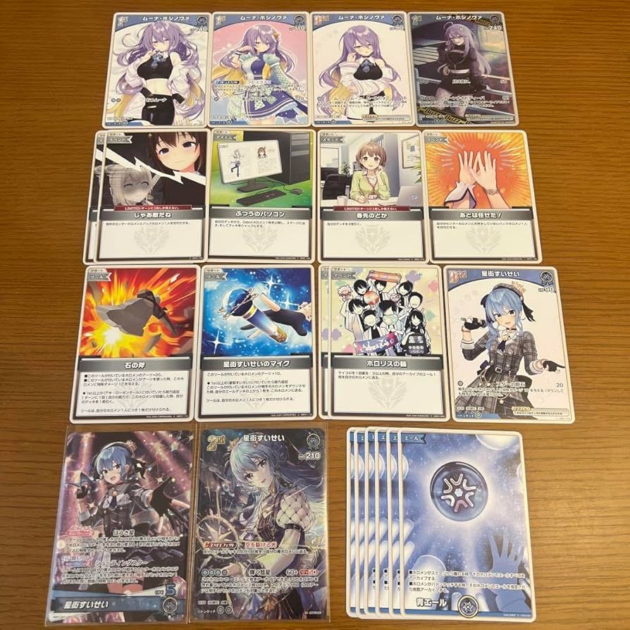 Amazon.co.jp: 星街すいせい 構築済みデッキ OSR付き ホロカ カード