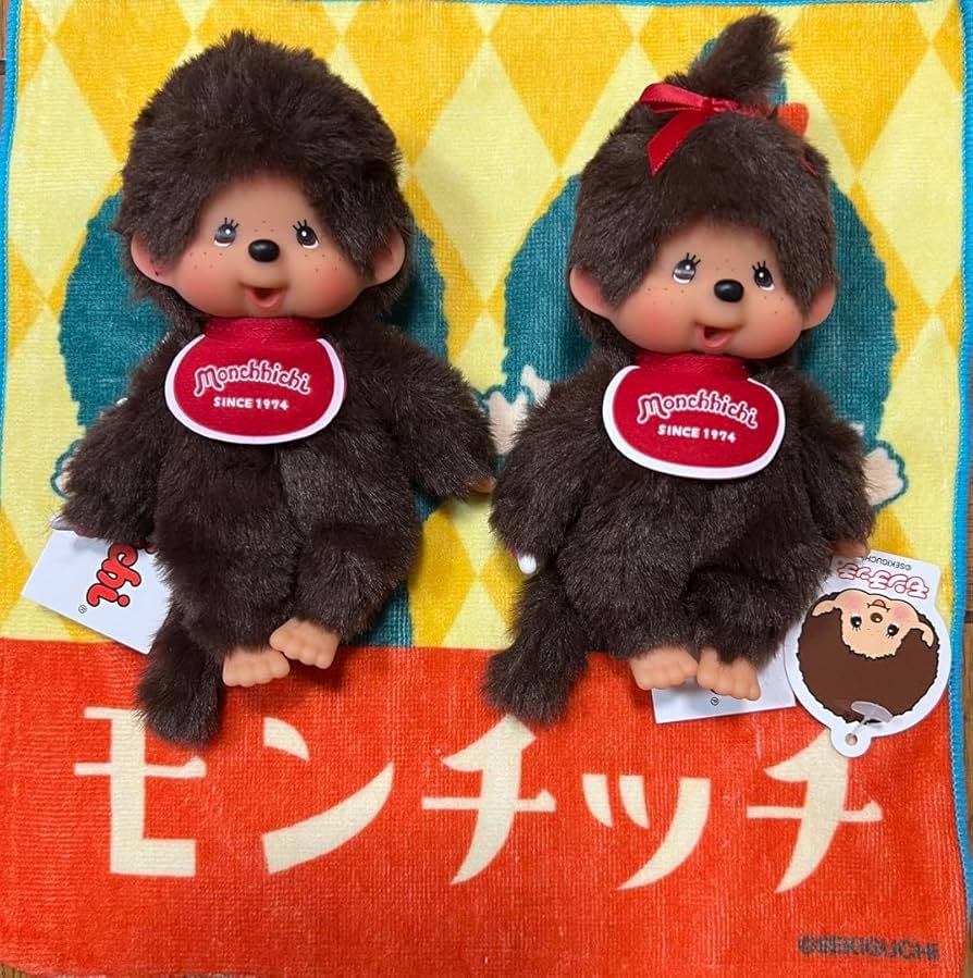 Amazon.co.jp: モンチッチ キーチェーン 2体セット : ファッション