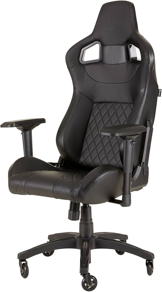 Amazon.co.jp: CORSAIR T1 RACE Black/Black ゲーミングチェア(CF