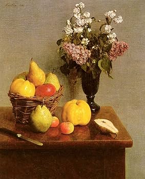Amazon｜絵画花と果物の静物画アンリ ファンタン ラトゥール