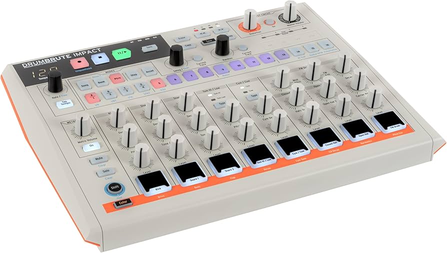 Amazon.com: Arturia DrumBrute Impact 1984 Analog Drum Machine