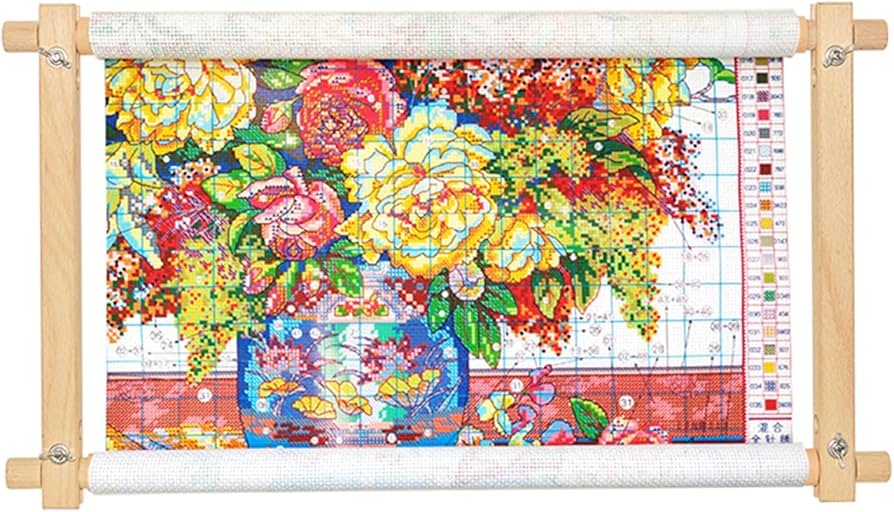 Amazon.co.jp: TOZOファクトリー 木製 大型 刺しゅう枠 刺繍枠 日本語