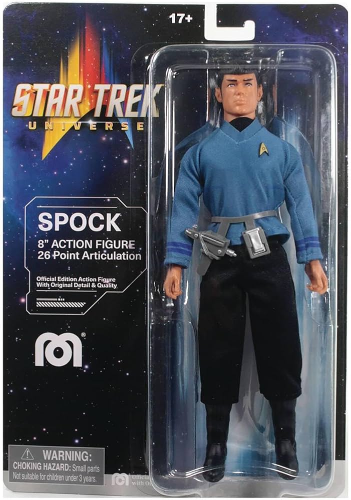 Amazon.com: Mego Star Trek: Strange New Worlds – Spock 8-Inch