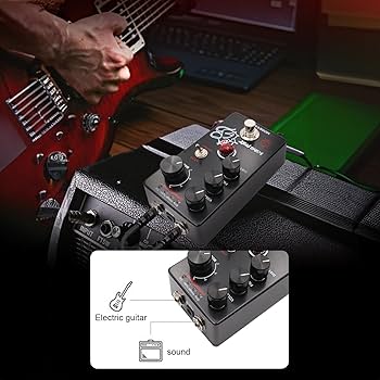 Amazon.co.jp: デジタルディストーションギターエフェクター、JUANZI