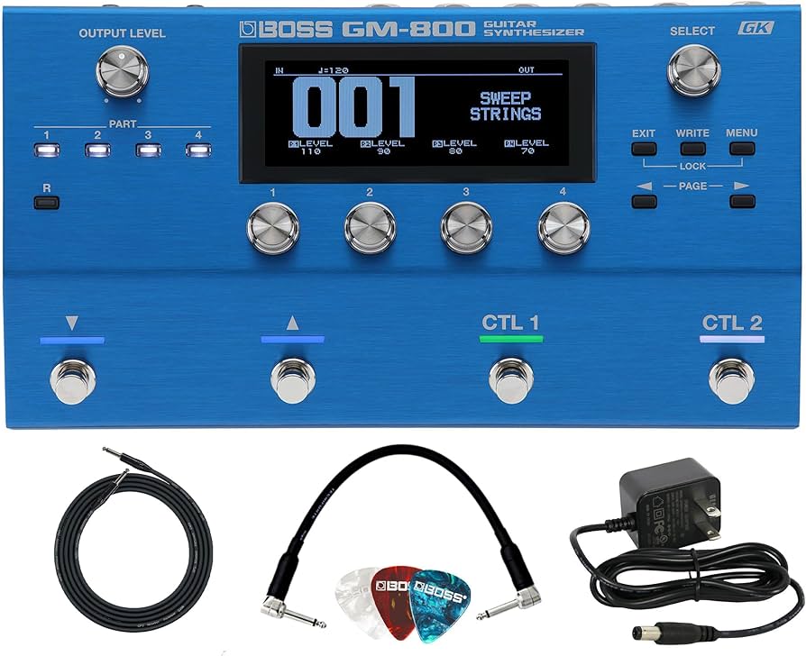 Amazon.com: Boss GM-800 Guitar Synthesizer Bundle with Gearlux